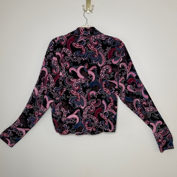 Lane Bryant Colorful Purple Stretch Workwear Top Size 18/20 - Picture 12 of 15